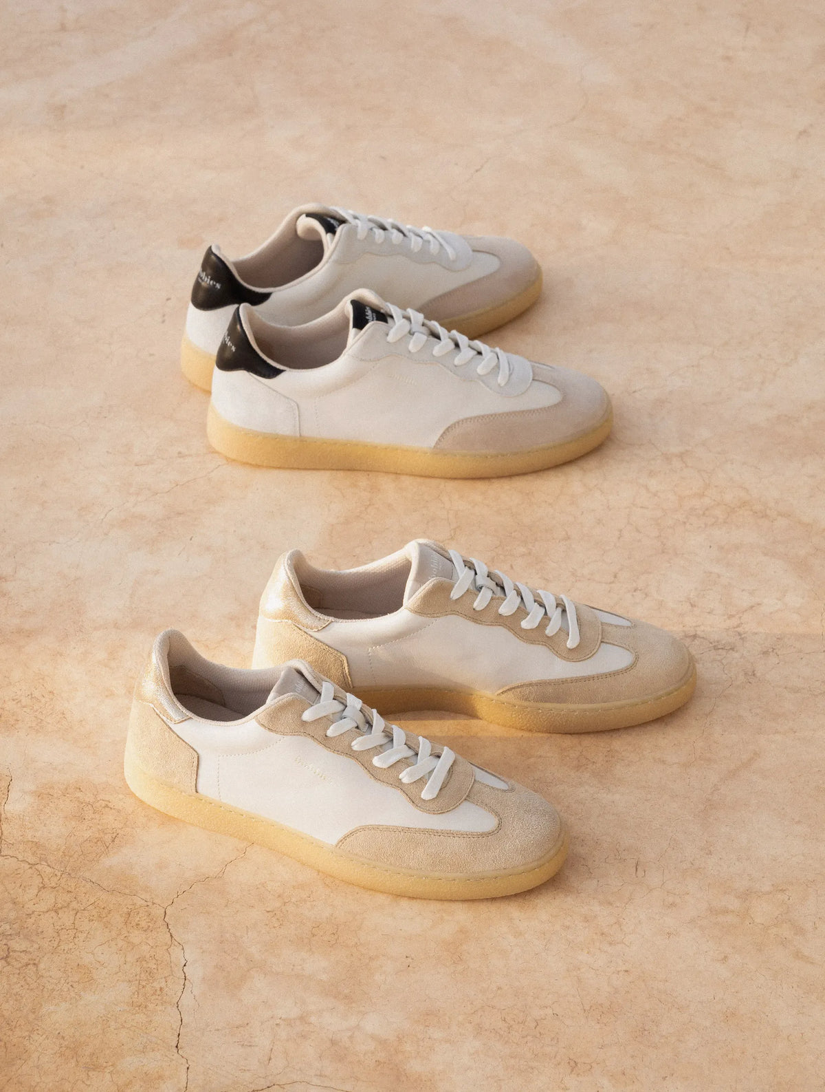 Off-White & Iridescent Champagne
