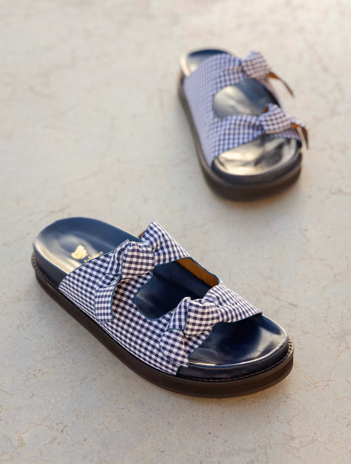 Navy Gingham