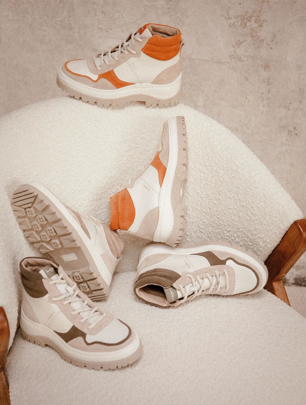 Off-White & Indian Saffron