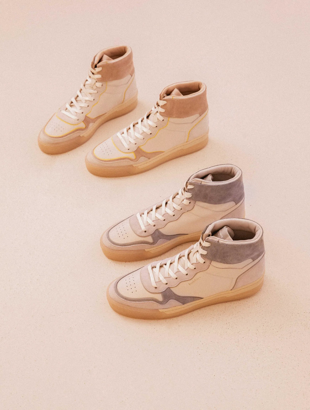 Off-White & Frosted Blue