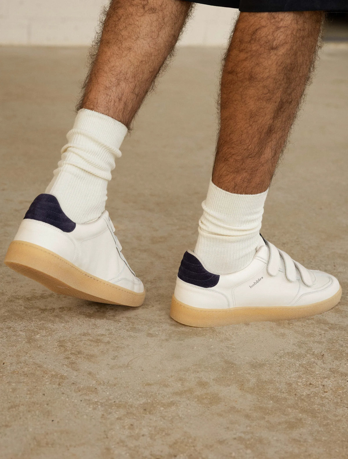 Cream & Navy