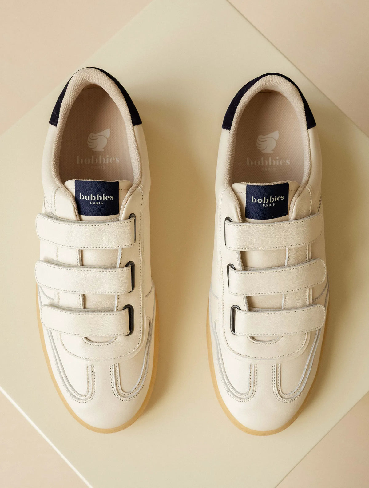 Cream & Navy