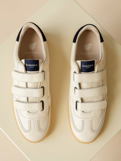 Cream & Navy