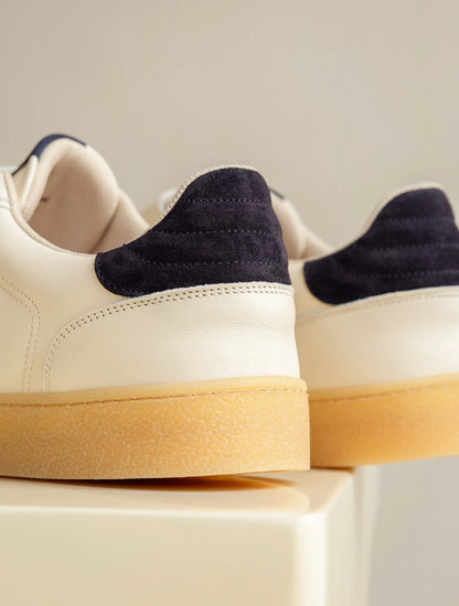 Cream & Navy