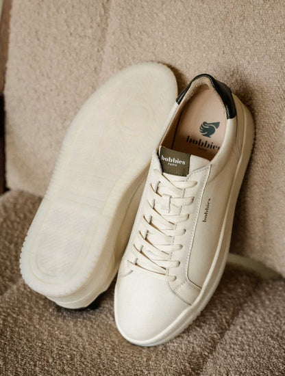 Cream & Bottle Green