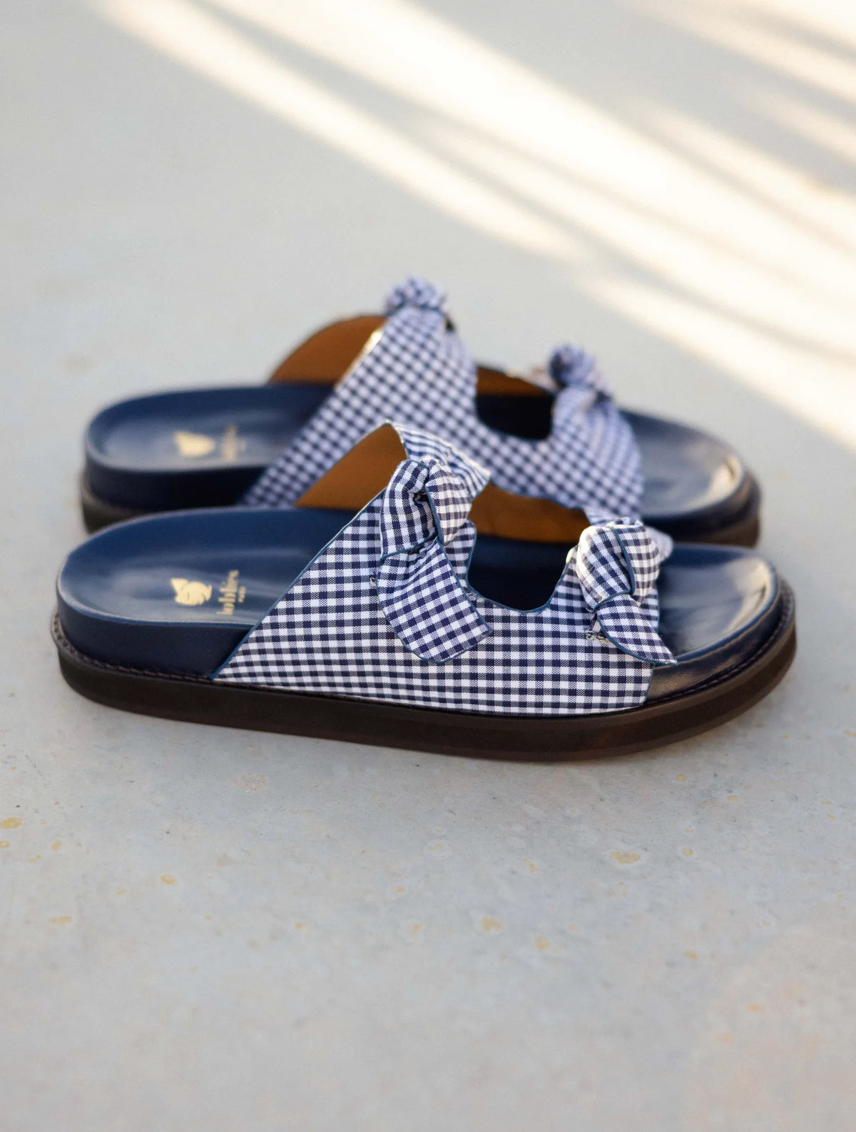 Navy Gingham