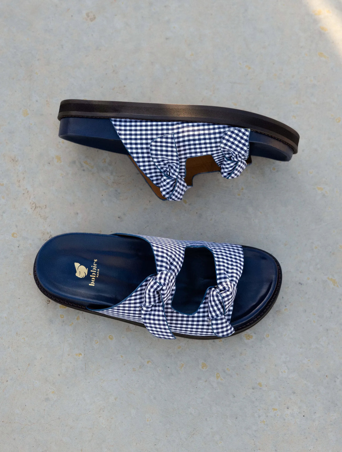 Navy Gingham