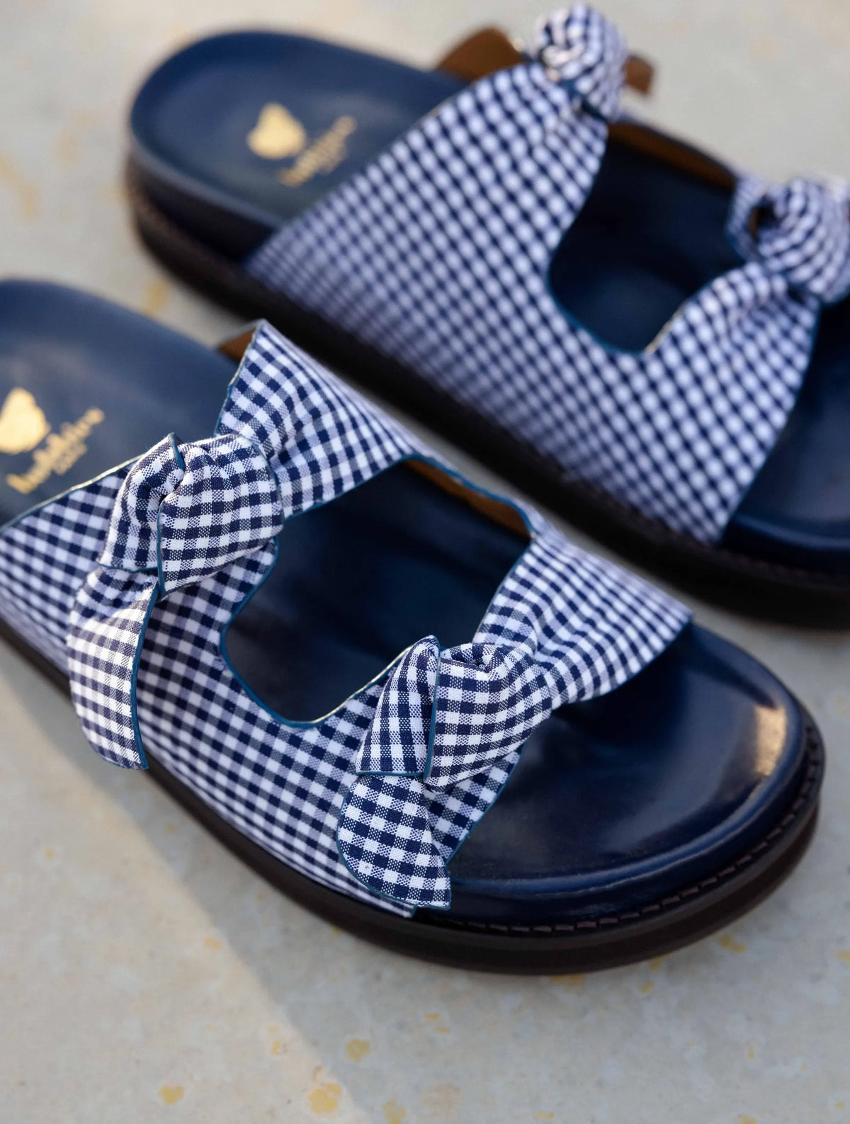 Navy Gingham