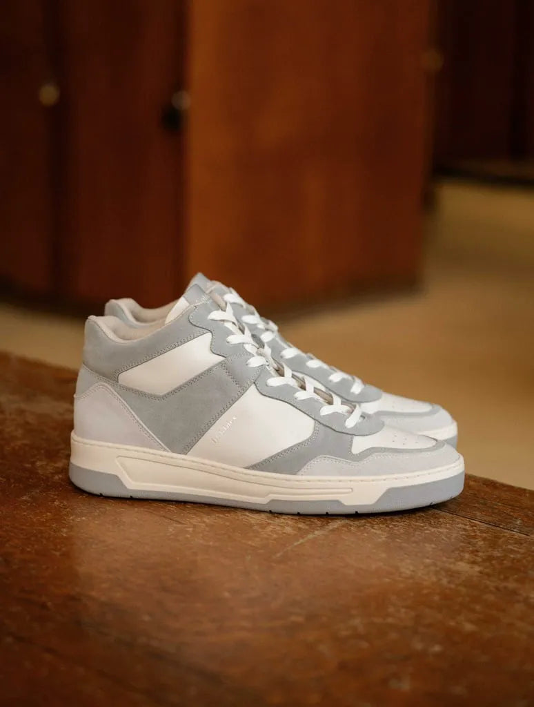 Off-White & Frosted Blue