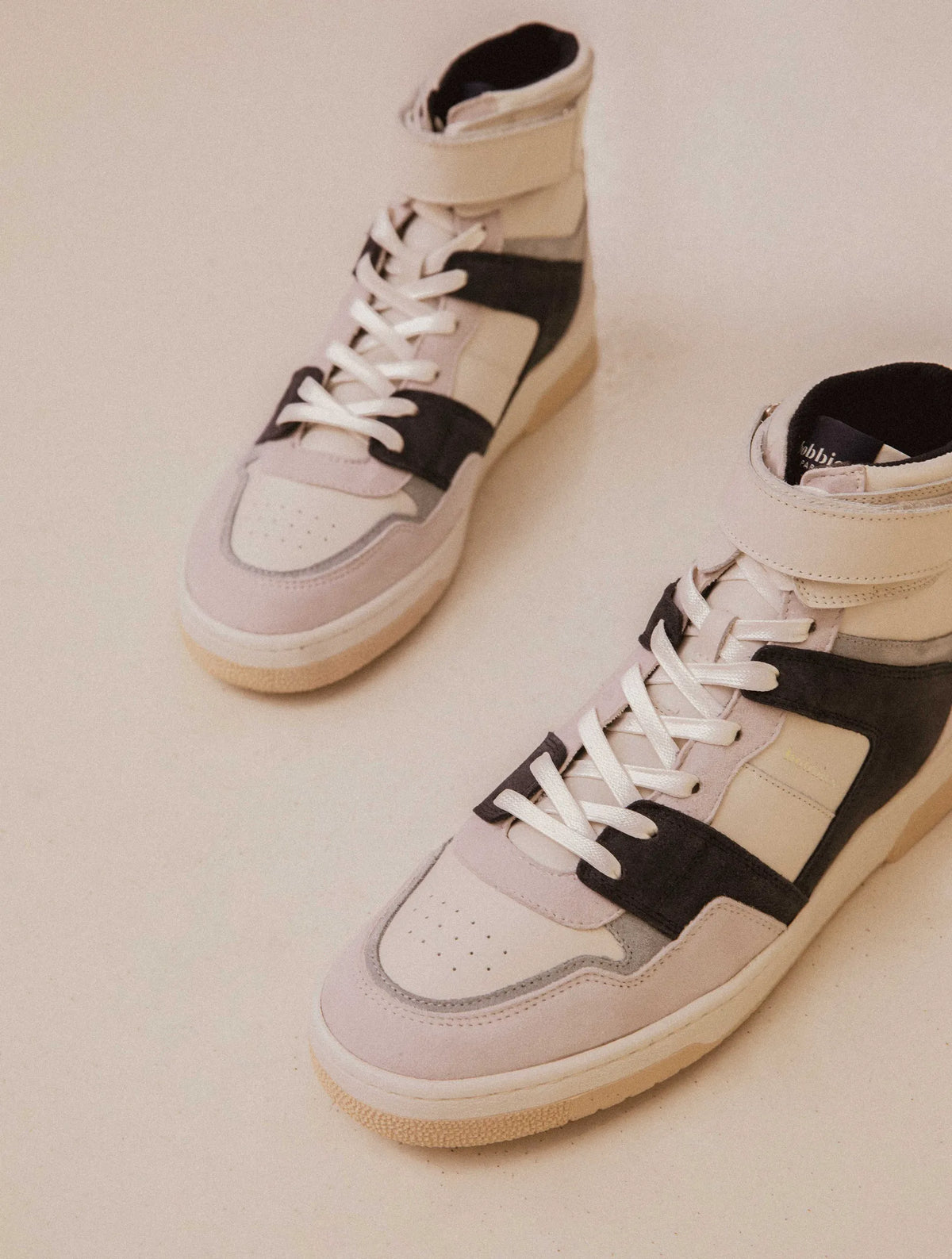 Off-White & Navy Blue