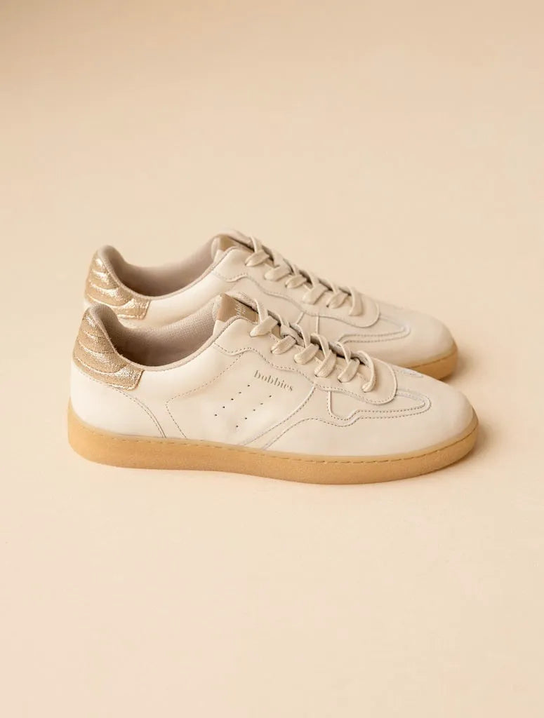 Cream & Iridescent Champagne