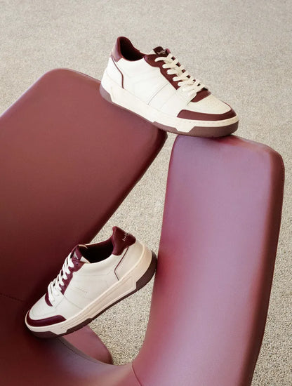 Off-White & Garnet