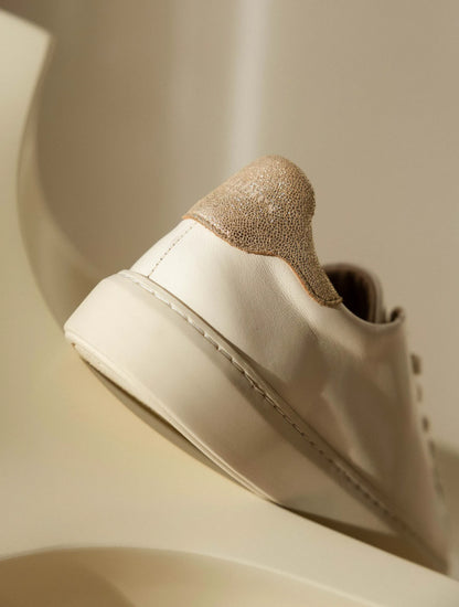 Cream & Iridescent Champagne
