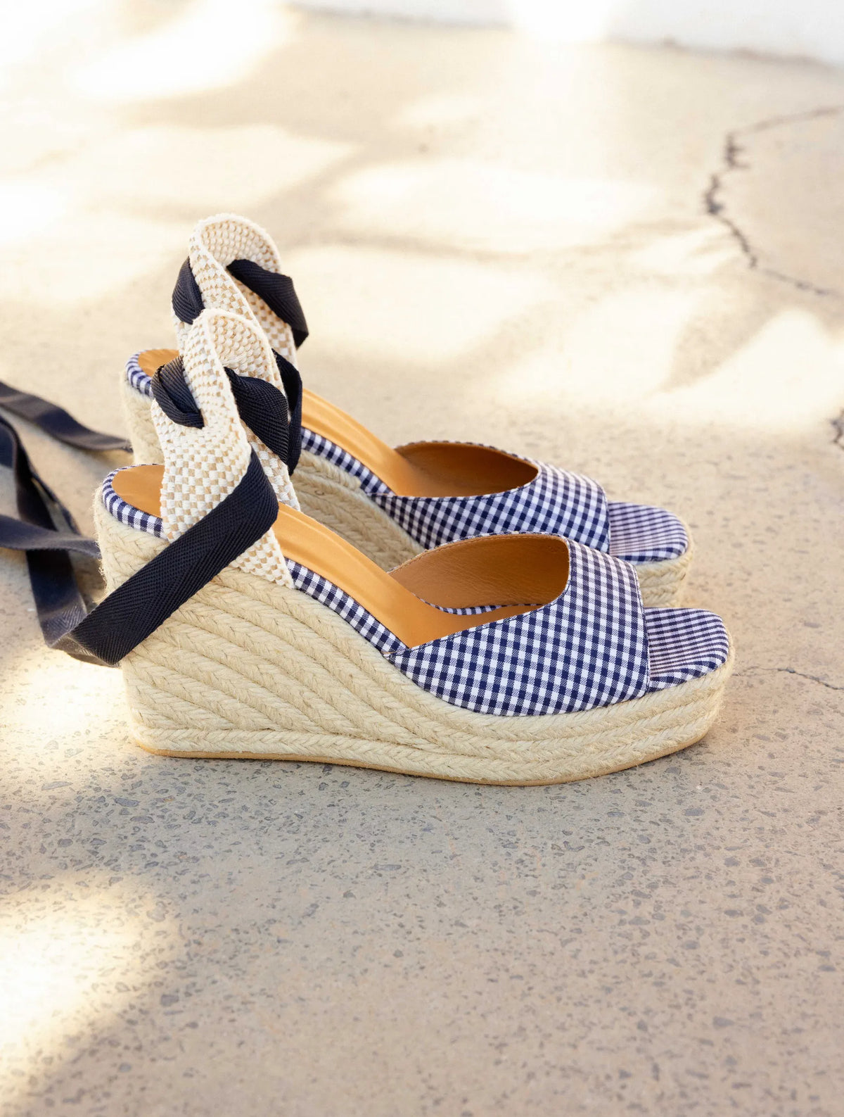 Navy Gingham