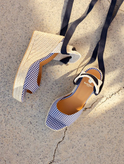 Navy Gingham