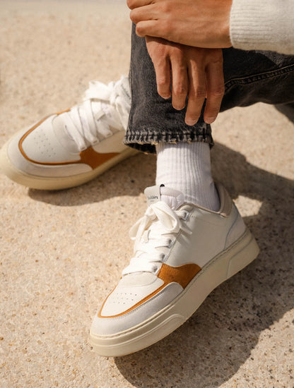 Off-White & Indian Saffron