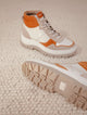 Off-White & Indian Saffron