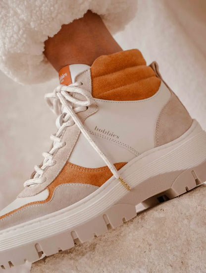 Off-White & Indian Saffron