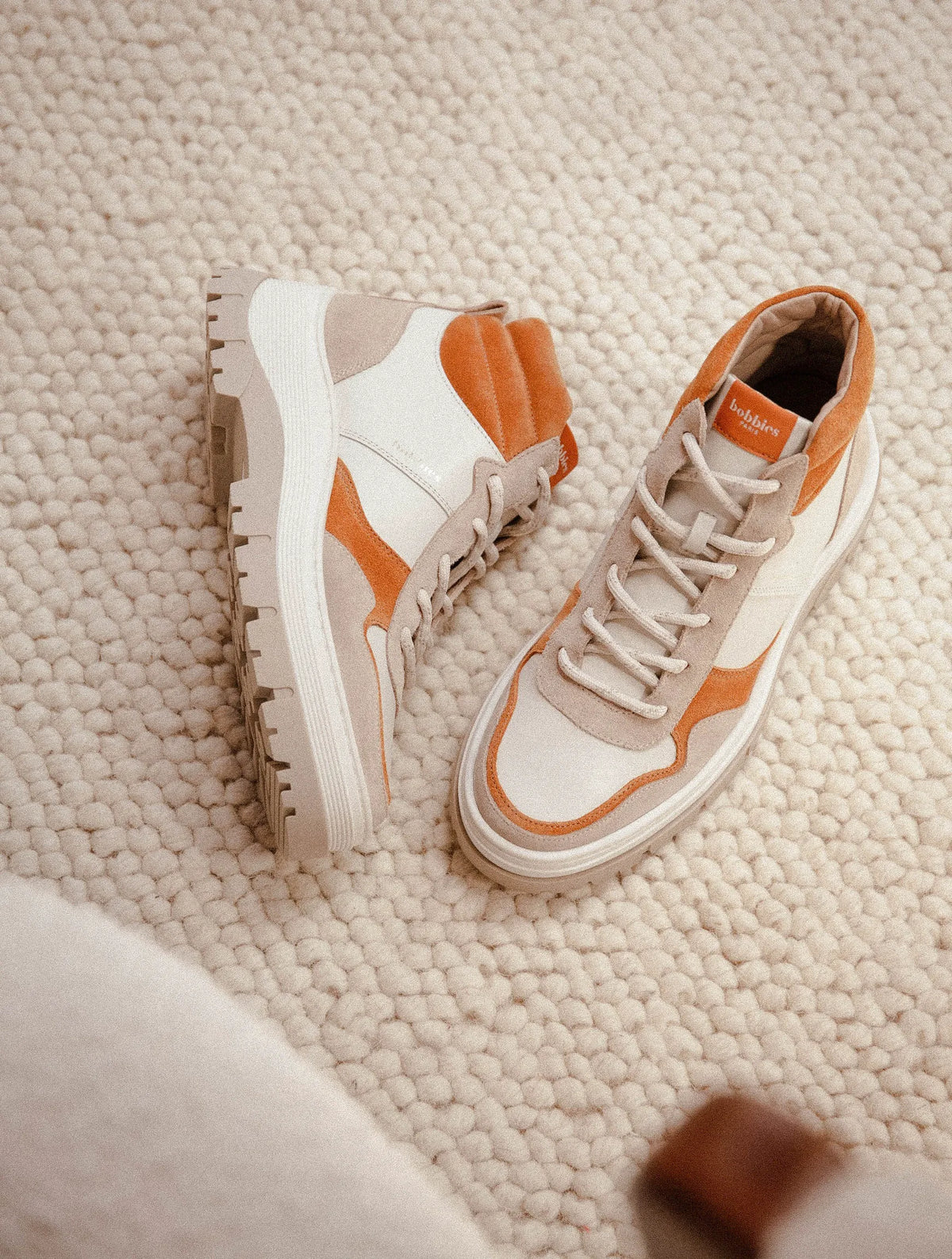 Off-White & Indian Saffron