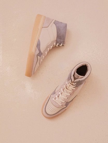 Off-White & Frosted Blue
